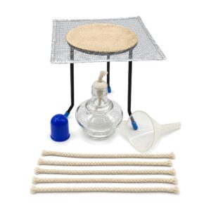 Set de mechero de alcohol con trípode y rejilla